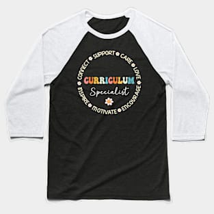 Cute Curriculum Specialist Squad Appreciation Back To School Baseball T-Shirt